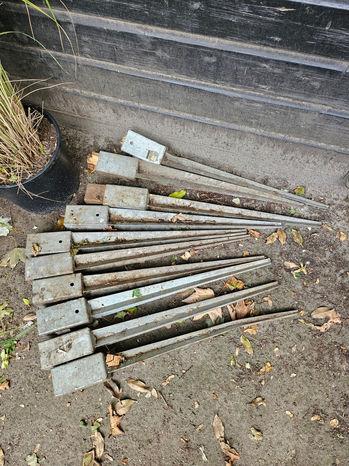 Paalhouders met punt, Tuin en Terras, Ophalen, Minder dan 180 cm, Palen