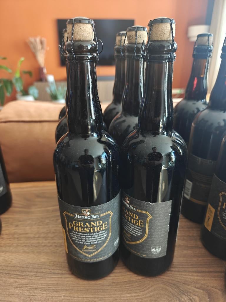 6 flessen Hertog Jan Grand Prestige 2019, Verzamelen, Biermerken, Ophalen, Nieuw, Flesje(s), Hertog Jan