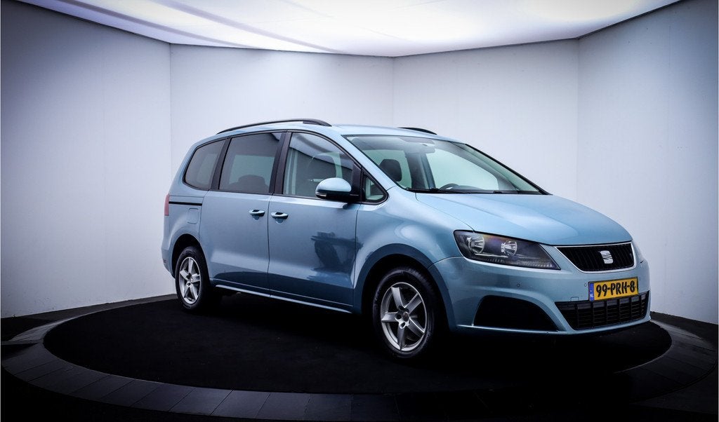 SEAT Alhambra 1.4 TSI Reference (bj 2011), Voorwielaandrijving, Euro 5, Stof, Zwart