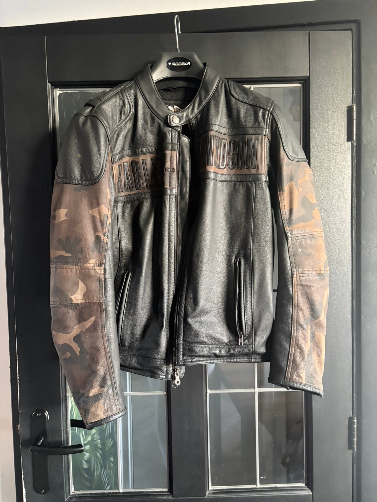 Leren motorjas Harley Davidson maat m, Motoren, Kleding | Motorkleding, Ophalen of Verzenden, Tweedehands, Jas | leer