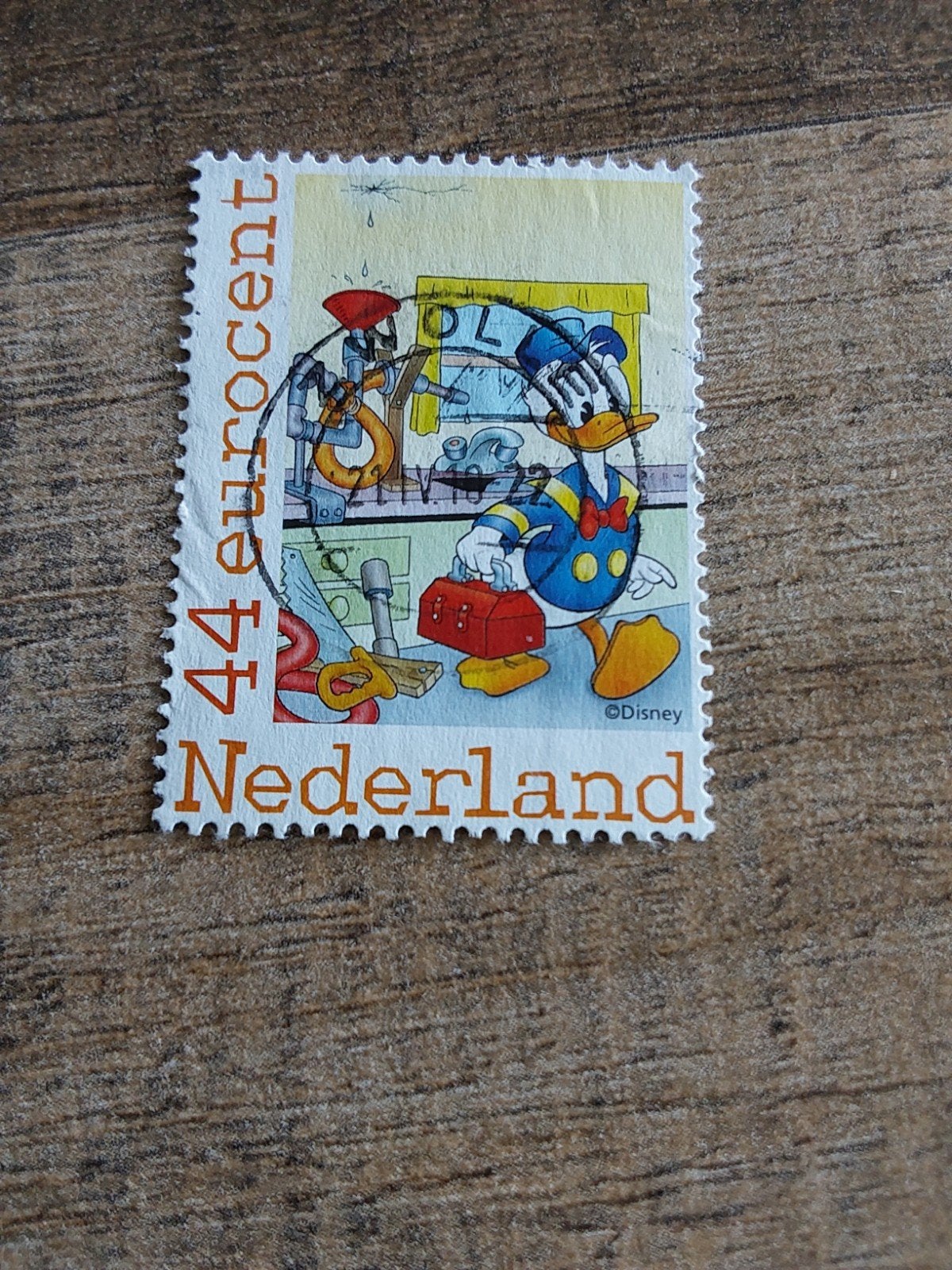 Nvph 2562-Ab-01 Duckstad-Donald 2010 ( gest), Postzegels en Munten, Ophalen of Verzenden