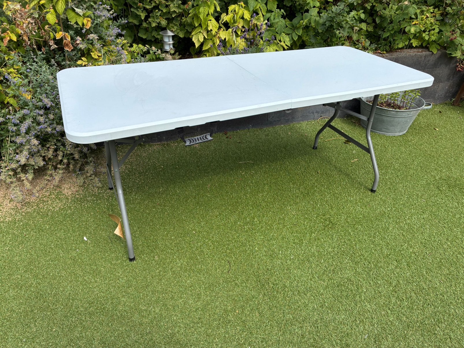 Vouwbare campingtafel kuleslog 75x180x74, Ophalen, Gebruikt, Campingtafel