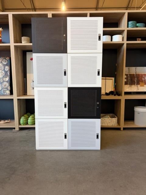 Lockerkast / kast met 8 ruimtes 100x53xH196 cm, 20 st, Ophalen of Verzenden, Gebruikt