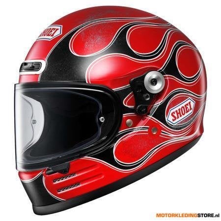 Shoei Glamster 06 Blast Integraalhelm, Rood-Zwart, Motoren, Kleding | Motorhelmen, Nieuw met kaartje, Ophalen of Verzenden