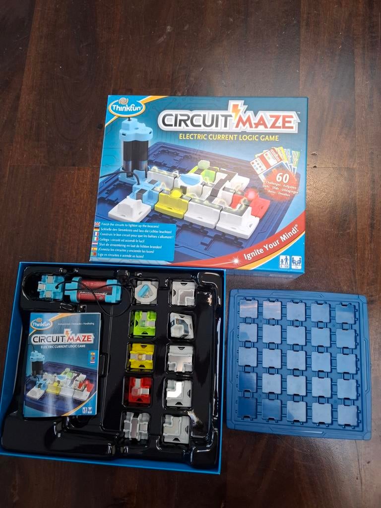 Circuit maze technisch denkspel, Een of twee spelers, Ophalen of Verzenden, Nieuw, Thinkfun