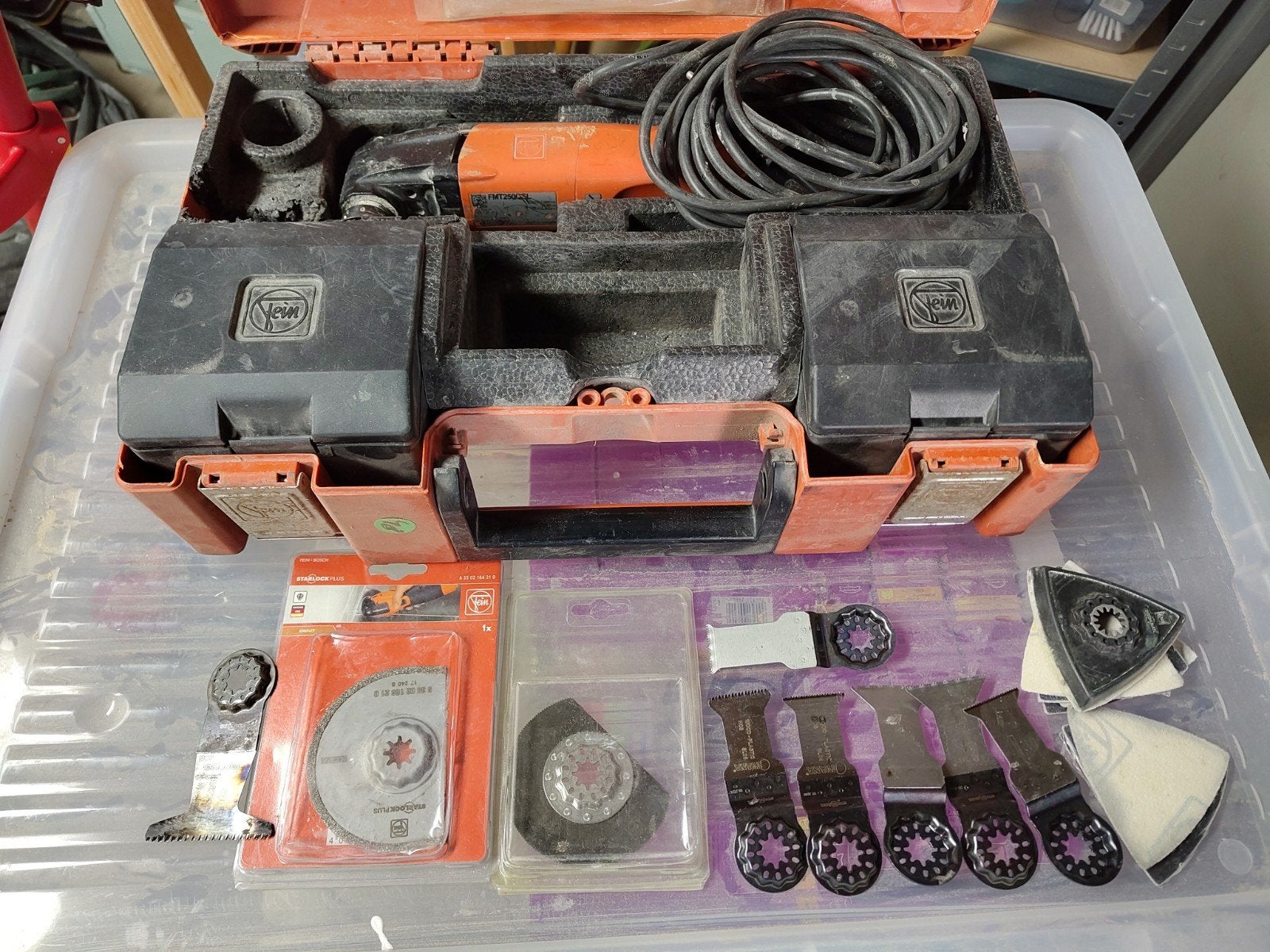 Fein multitool FMT 250 SQL, Ophalen, Gebruikt, Minder dan 400 watt, Overige typen