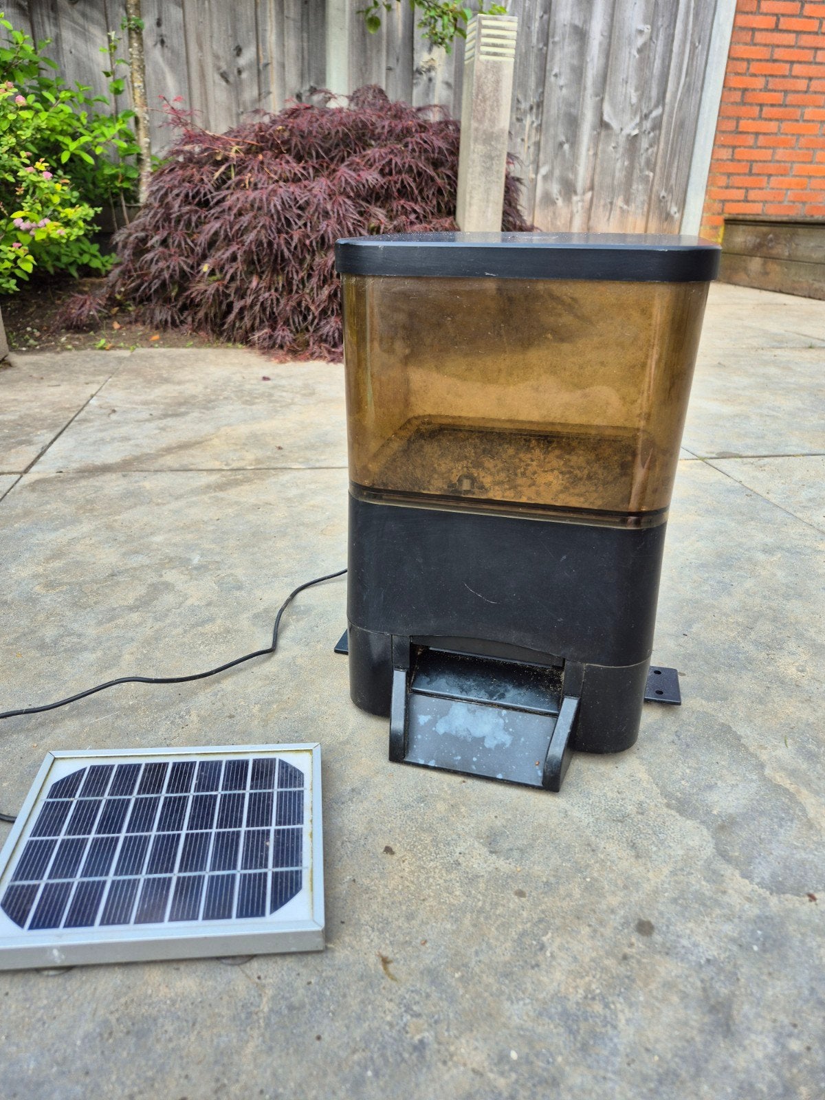 Aquaforte voerautomaat Fish Feeder | 8 liter + ACCU & ZONNEP, Ophalen of Verzenden
