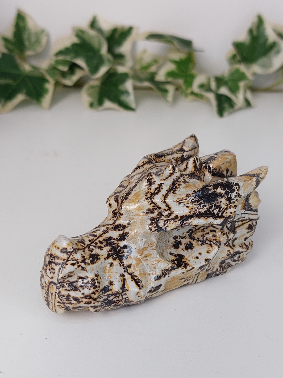 Dendriet jaspis draak 3, Ophalen of Verzenden, Nieuw
