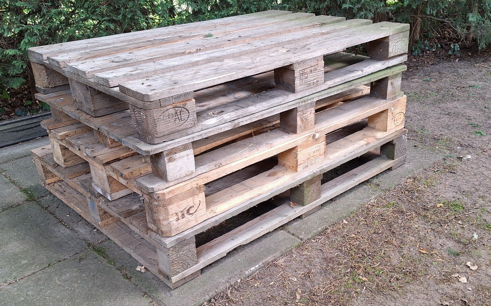 Houten pallets - gratis afhalen, Doe-het-zelf en Verbouw, Ophalen, Gebruikt, Hout, 20 tot 50 mm
