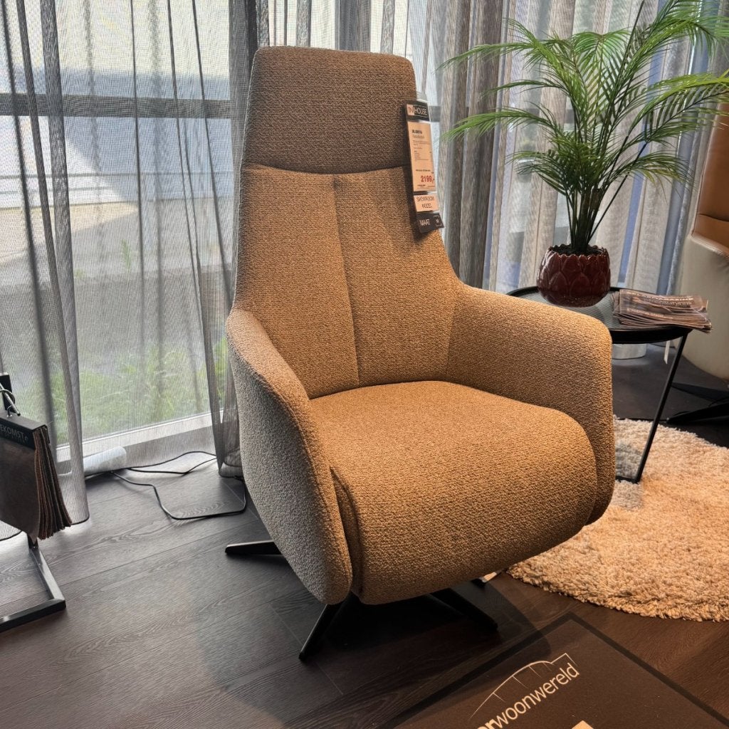 Relaxfauteuil Blomira - Stof Naturel - Medium - IN.HOUSE, Niet ingevuld, Niet ingevuld, Niet ingevuld