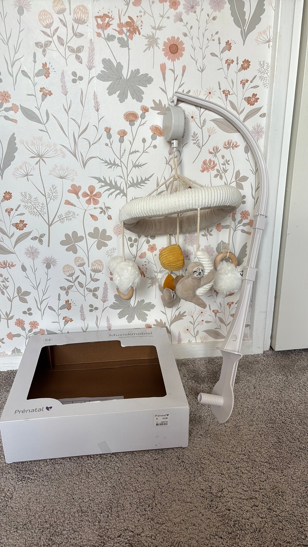 Muziekmobiel prenatal, Ophalen of Verzenden, Zo goed als nieuw