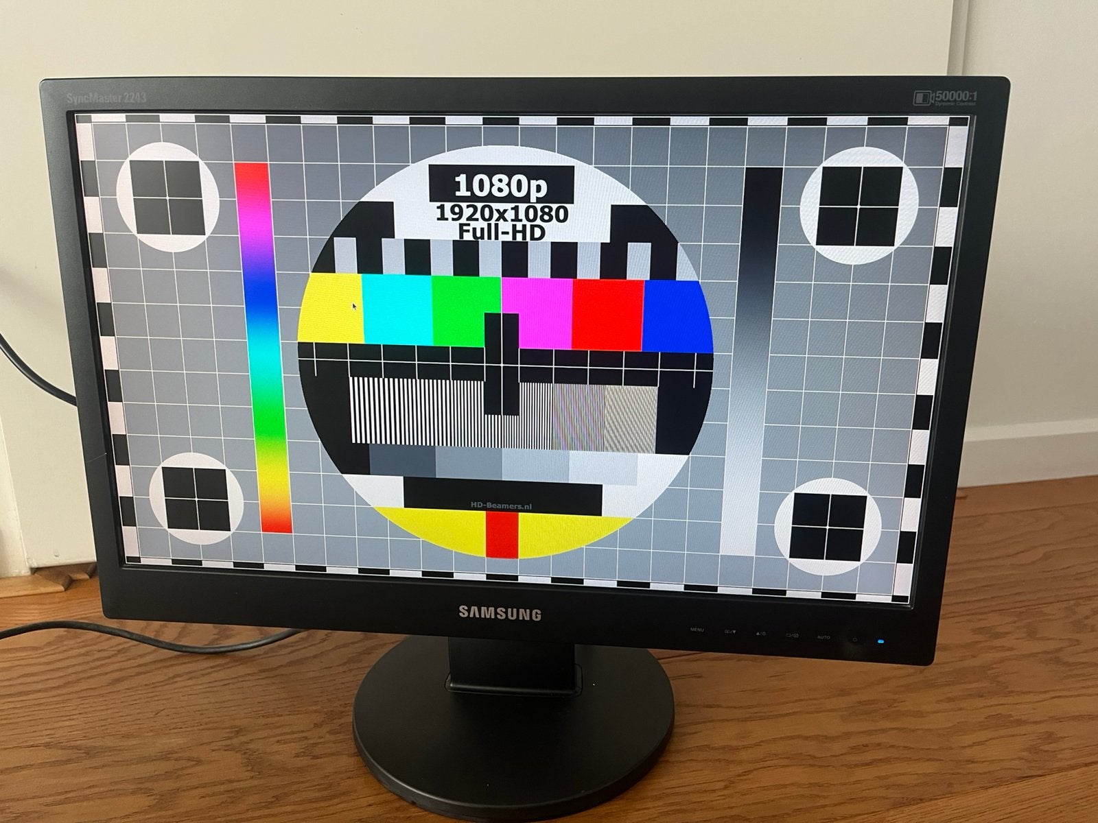 Samsung 22” 1920x1080 VGA Monitor, Computers en Software, Monitoren, Gebruikt, Full HD, Ophalen of Verzenden, VGA
