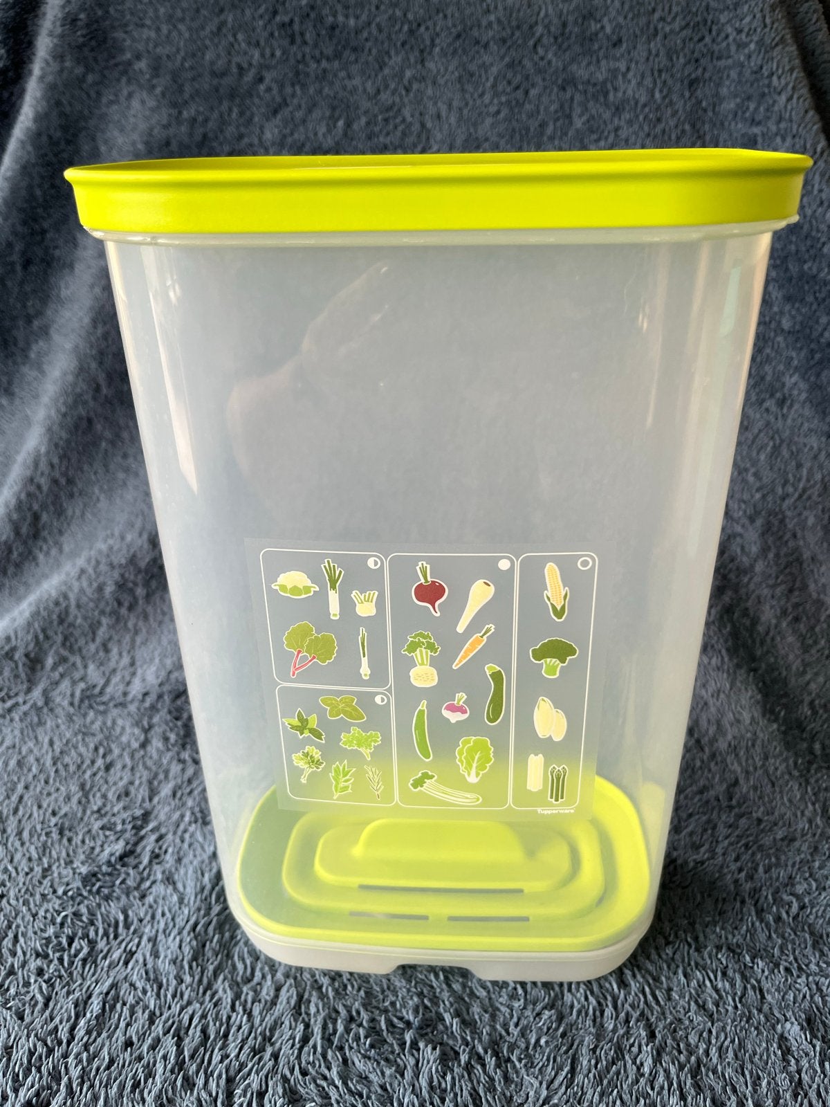 Tupperware Bewaardoos Groenten Vershouder Groen, Bewaardoos, Ophalen of Verzenden, Zo goed als nieuw, Met deksel