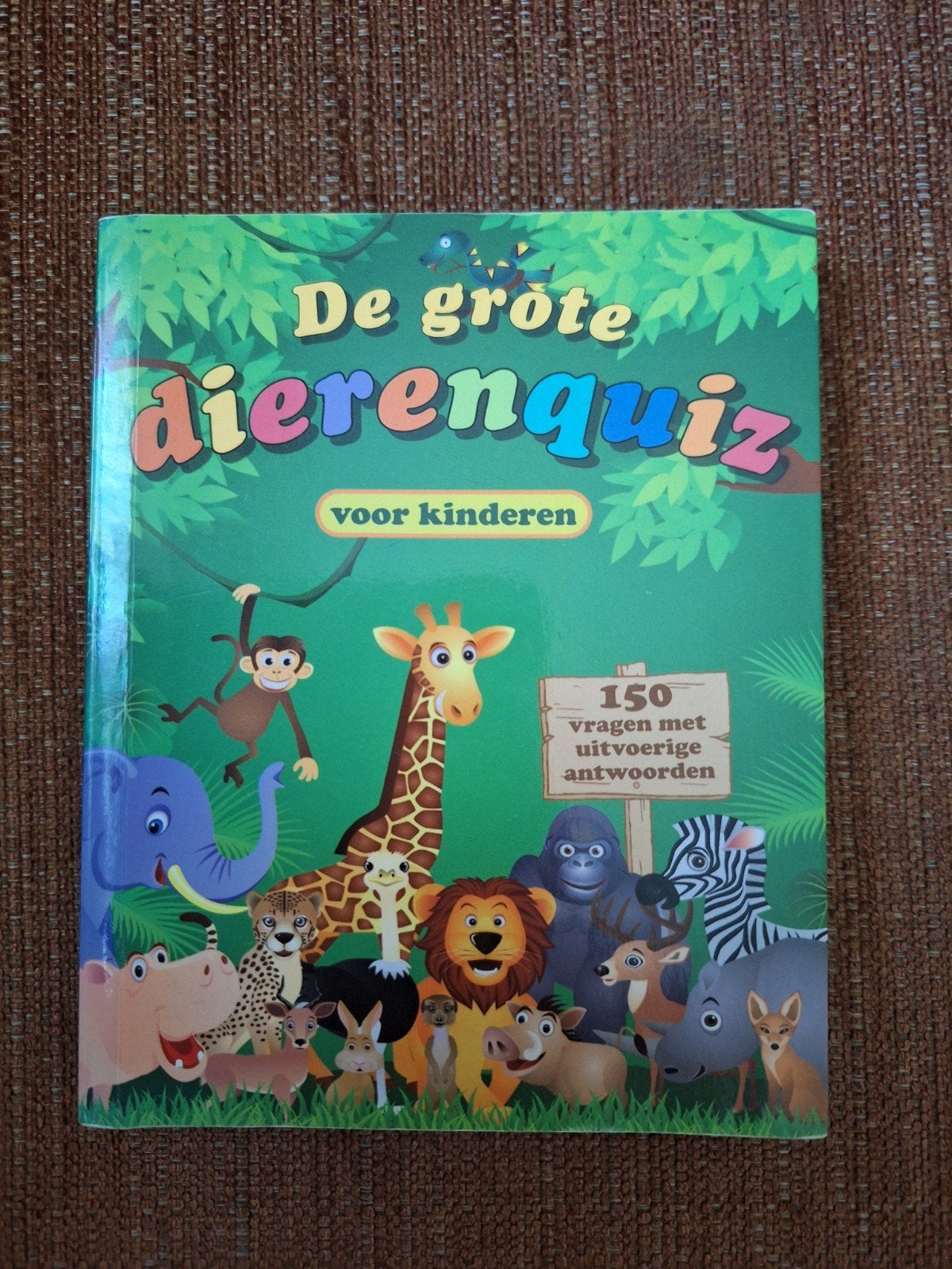 De Grote Dierenquiz voor Kinderen, Boeken, Ophalen of Verzenden, Zo goed als nieuw, Onbekend, Non-fictie