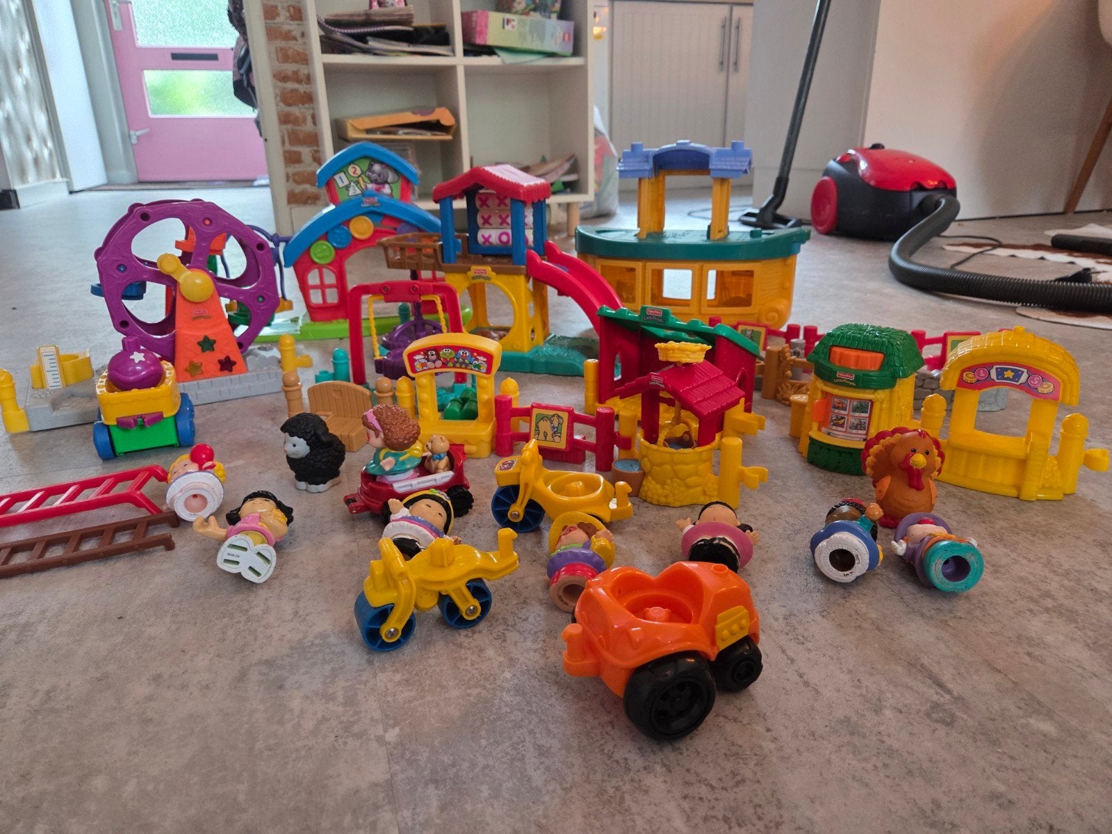 Grote set Fisher-Price Little People speelgoed, Kinderen en Baby's, Ophalen of Verzenden, Gebruikt, Speelset