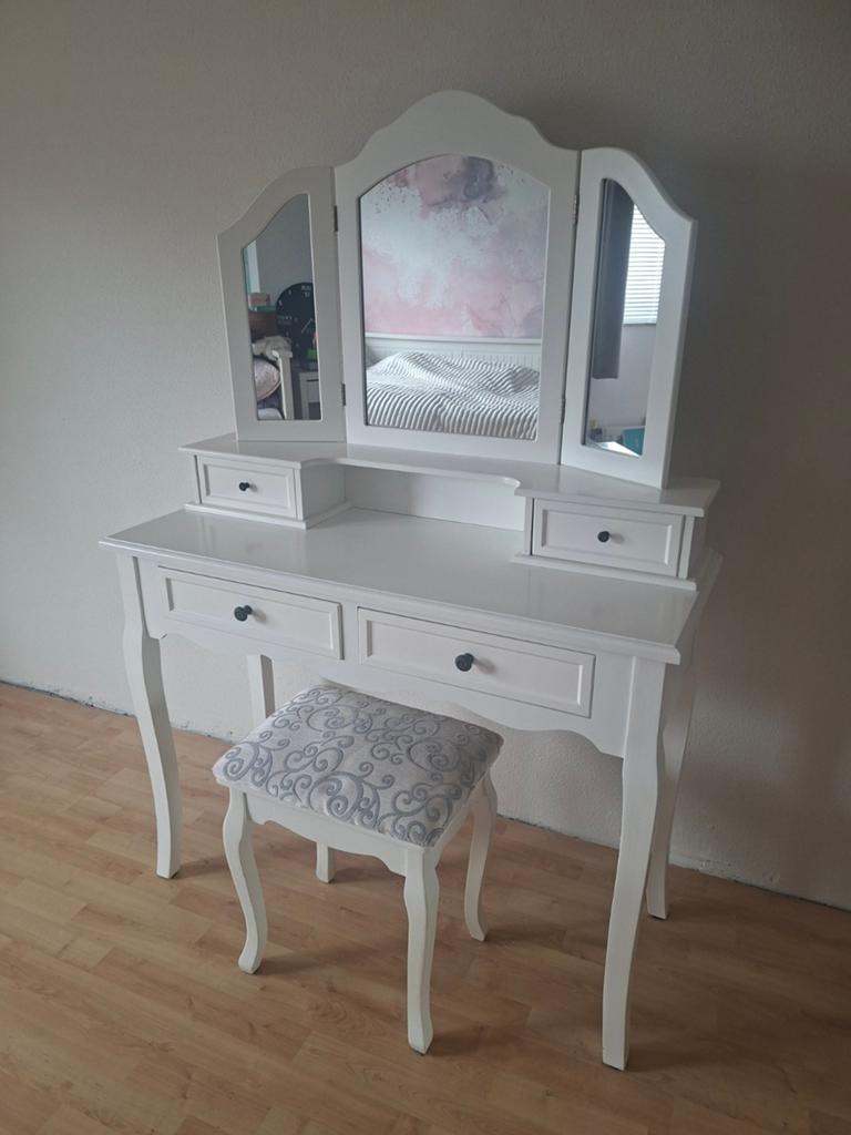 Mooie make-up tafel / kaptafel, Ophalen, Zo goed als nieuw, 50 tot 100 cm, Minder dan 100 cm