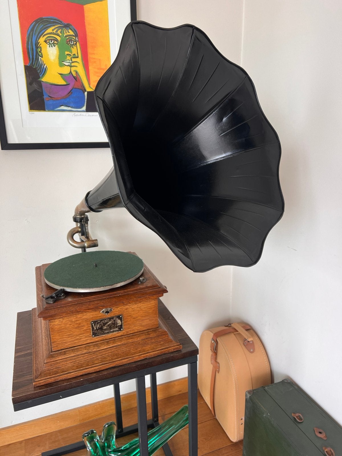 HMV VICTOR II GRAMMOFOON HIS MASTERS VOICE 1907, Ophalen