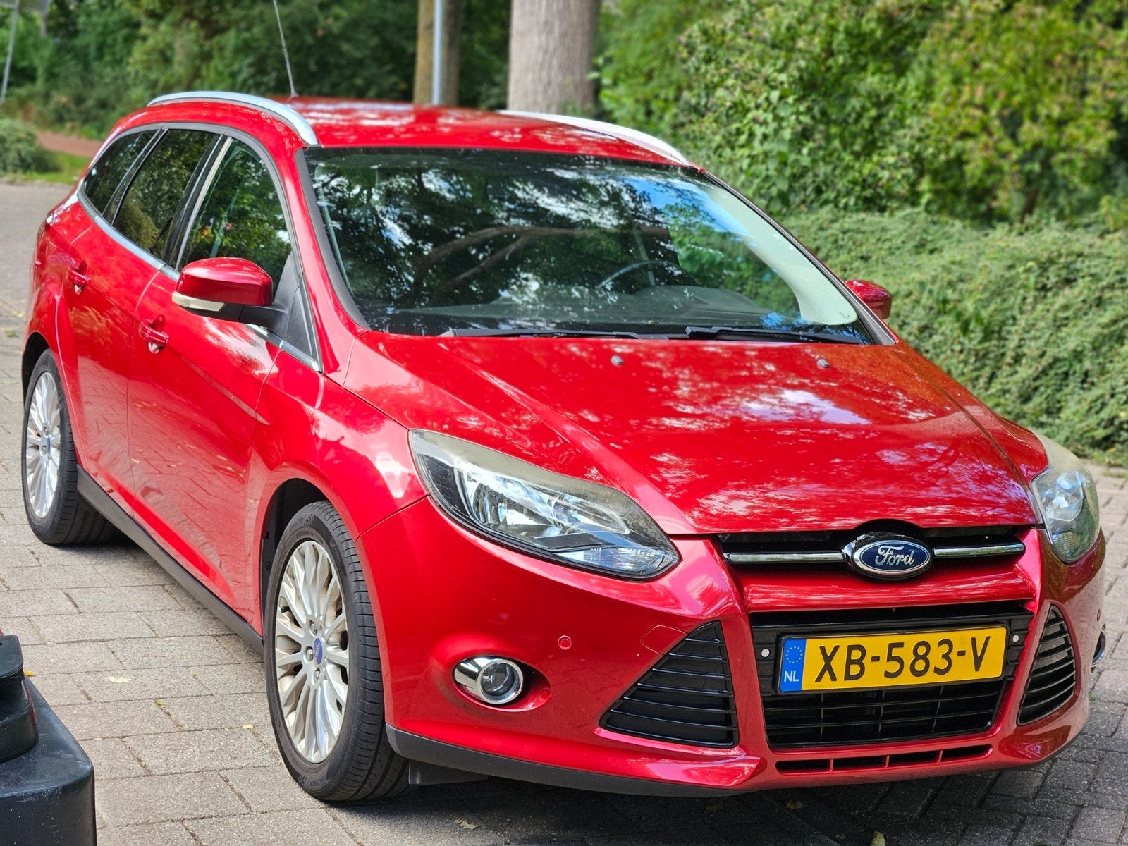 Ford Focus 1.6 Ecoboost 150pk 2012 Rood, Auto's, 4 cilinders, Stationwagon, Handgeschakeld, Particulier