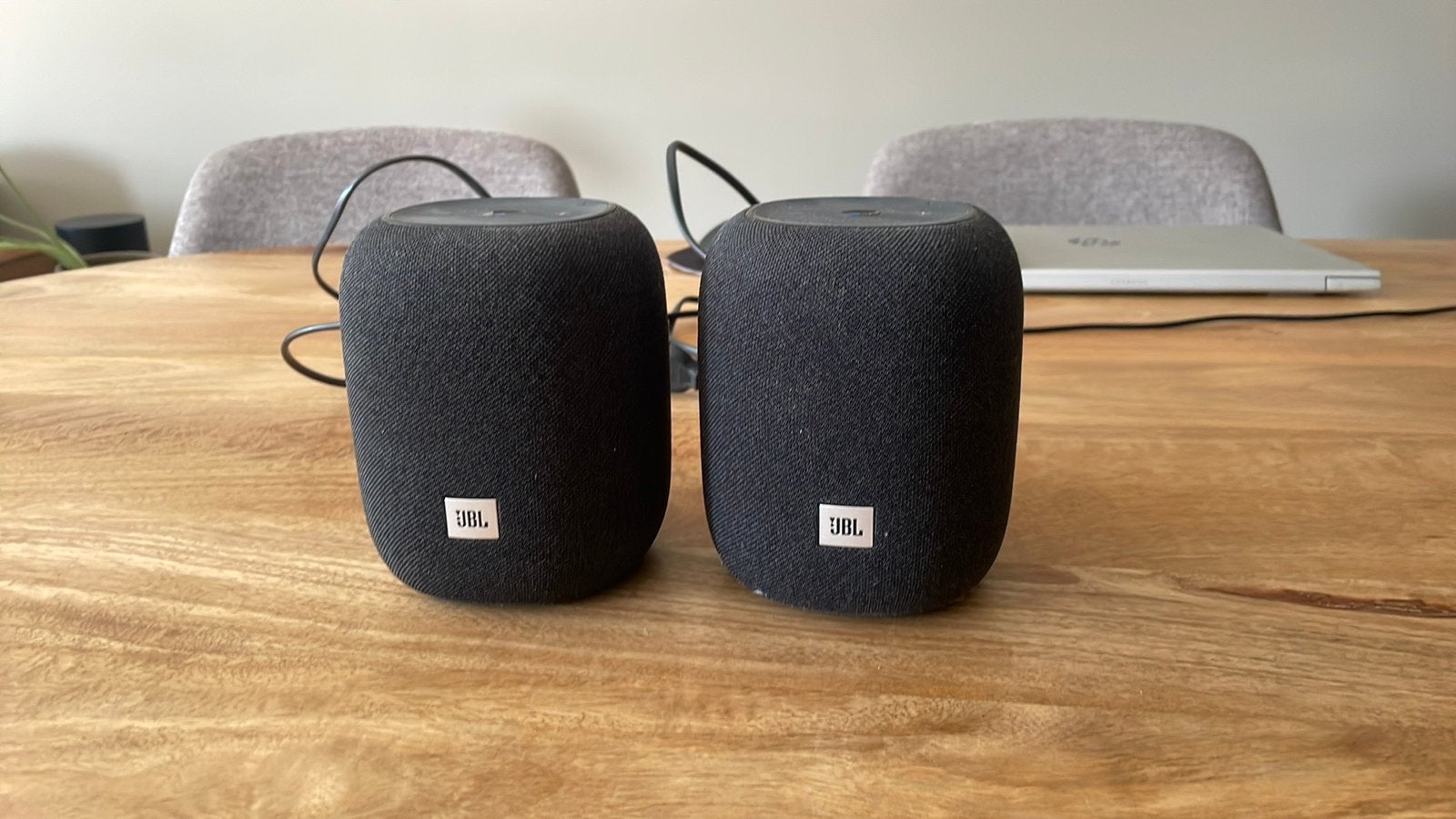 2x jbl link music smart speaker box muziekbox google home, Ophalen of Verzenden, Zo goed als nieuw