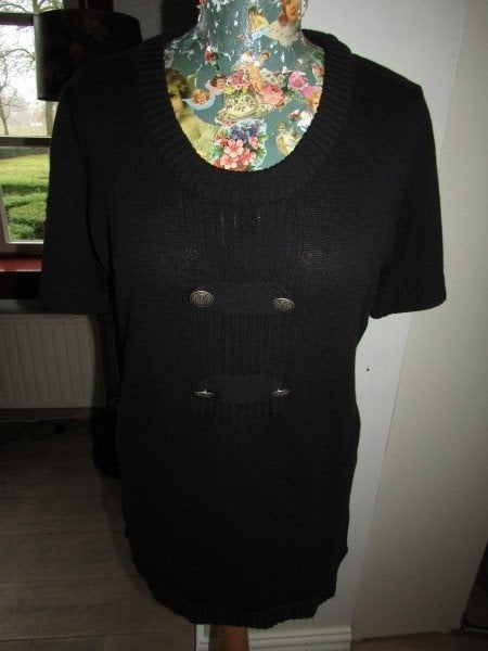 C1978 Serena Malin mt 40 trui donkerblauw military, Maat 38/40 (M), Zo goed als nieuw, Serena Malin, Verzenden