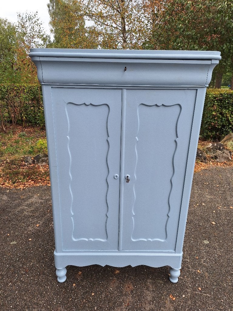 Antiek Brocante grenen Biedermeier meidenkast, Ophalen