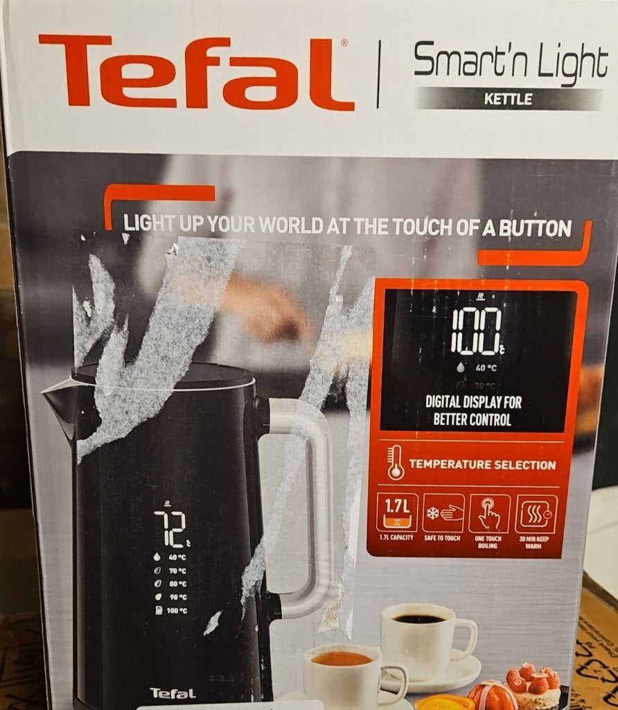 Waterkoker Tefal, 1 tot 2 liter, Ophalen, Nieuw