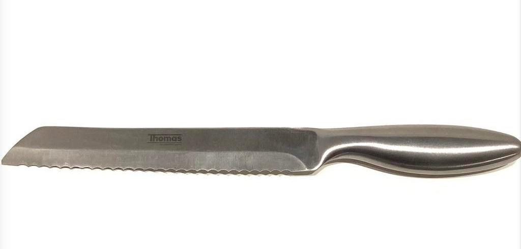 Thomas Broodmes / Bread Knife 19,5cm Nieuw!!, Huis en Inrichting, Keuken | Bestek, Nieuw, Los bestek, Rvs of Chroom, Vaatwasserbestendig