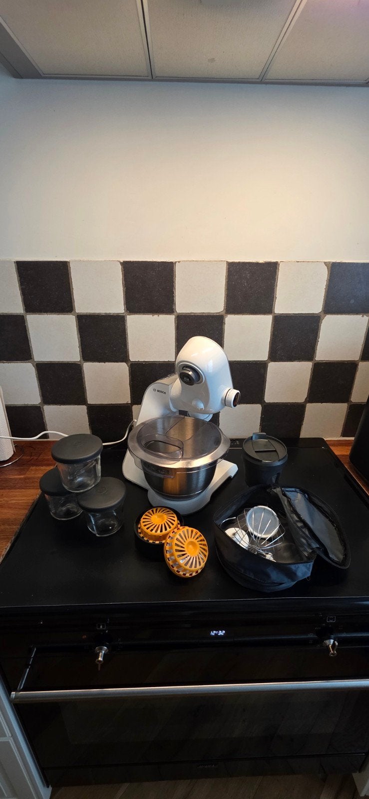 Bosch keukenmachine., Ophalen, Overige typen, Kunststof, Zo goed als nieuw