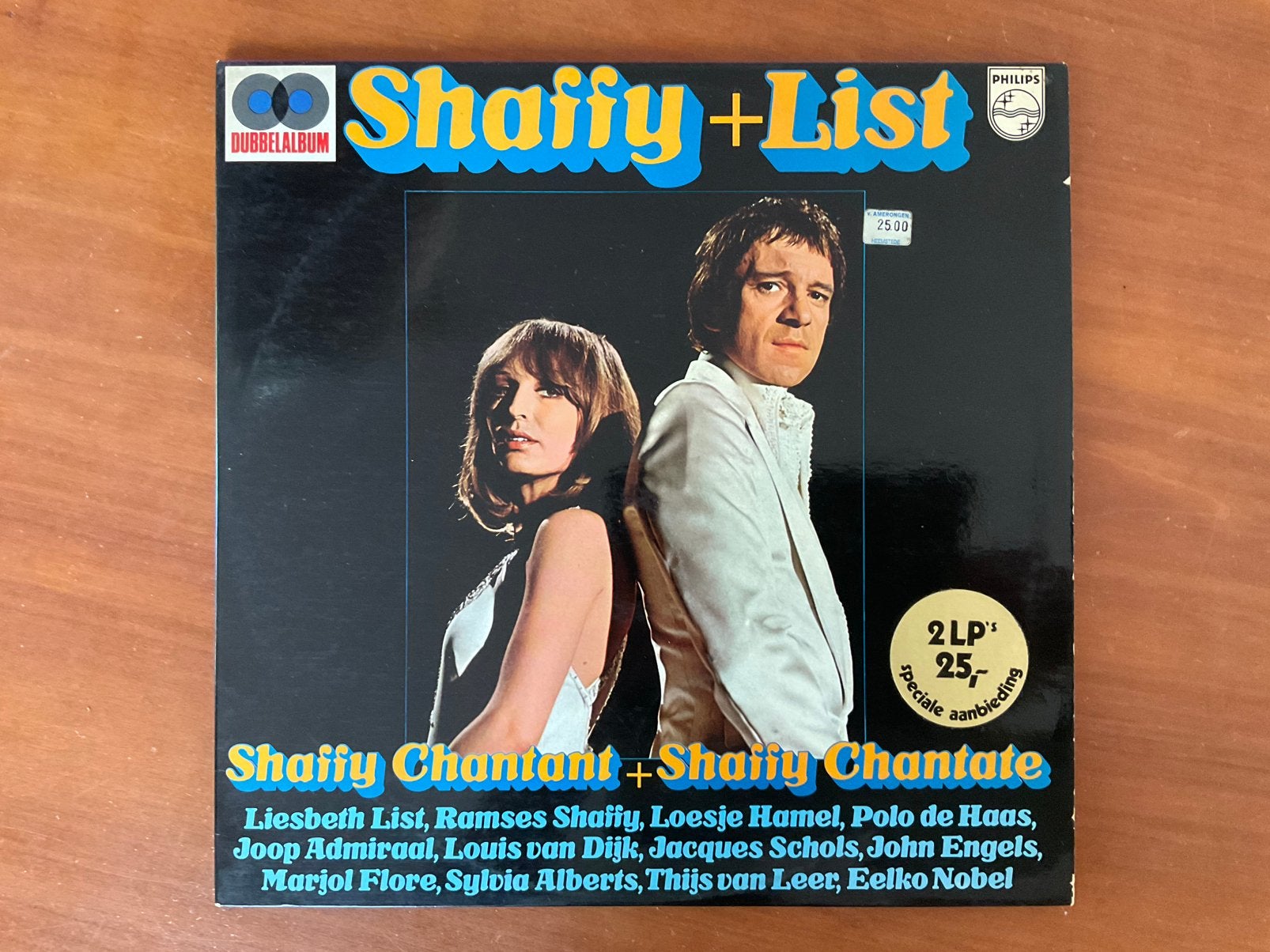 Dubbel album Shaffy + List, Shaffy Chantant/Chantate, gaaf, Ophalen of Verzenden, Zo goed als nieuw, 12 inch, Levenslied of Smartlap