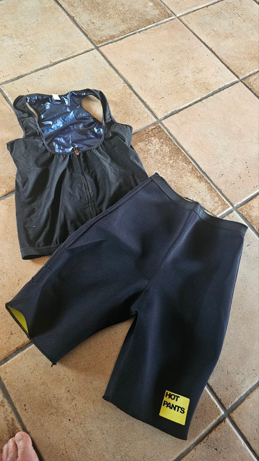 Sauna afval set - Hot Pants en Top (XL), Ophalen of Verzenden, Gebruikt, Toebehoren