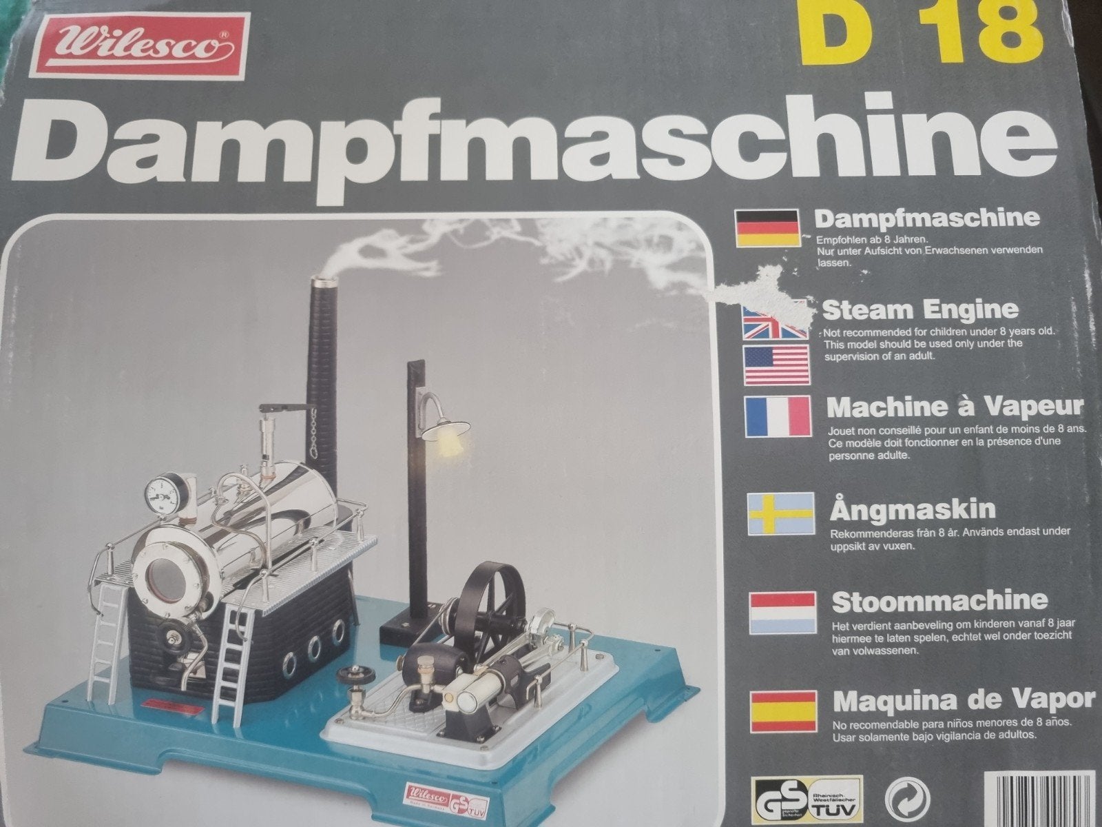Nalatenschap:  Wilesco D 18 stoommachine splinternieuw !, Ophalen of Verzenden