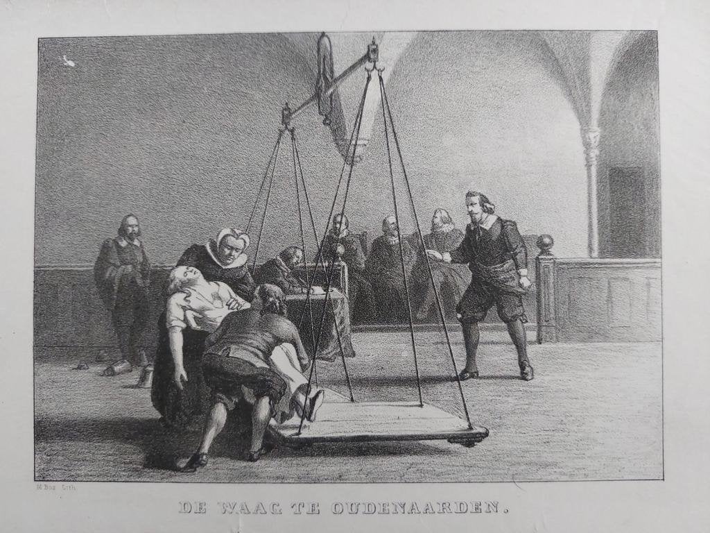 34 - De Waag e Oudenaarden, Antiek en Kunst, Ophalen of Verzenden