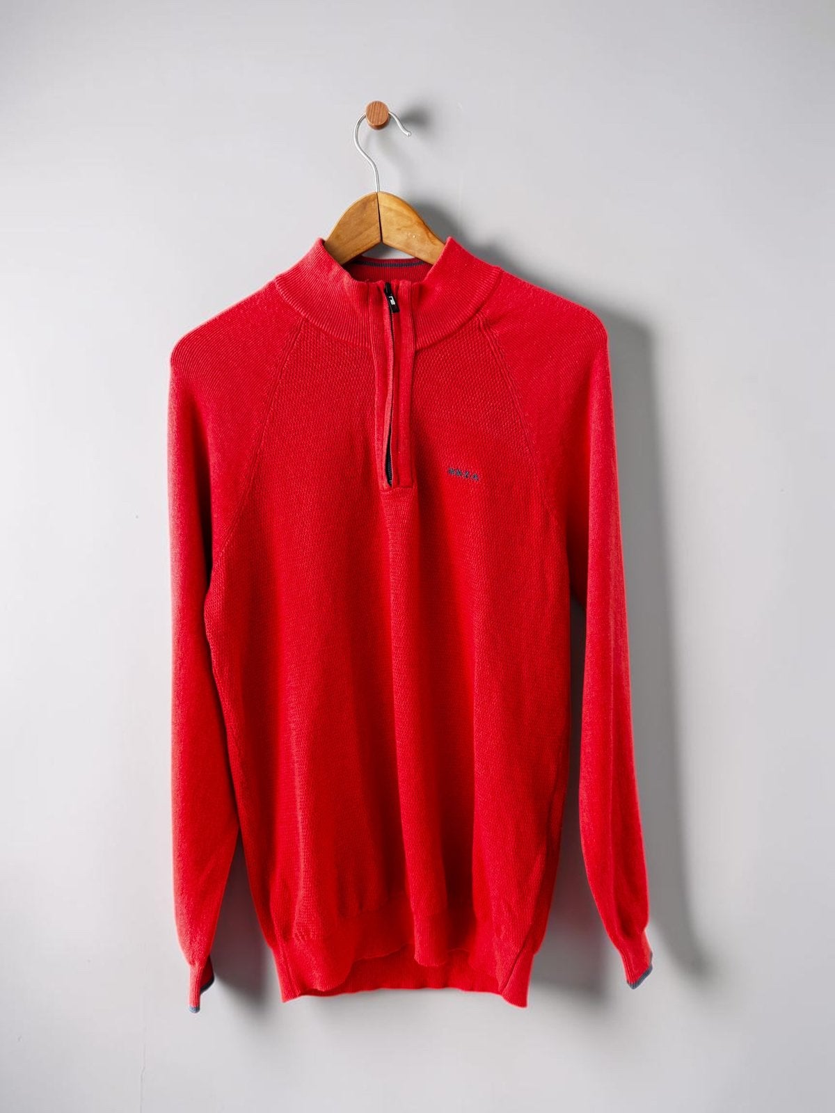 NZA New Zealand Auckland trui knit rood oranje M medium, Ophalen of Verzenden, Nieuw, Maat 48/50 (M), Rood