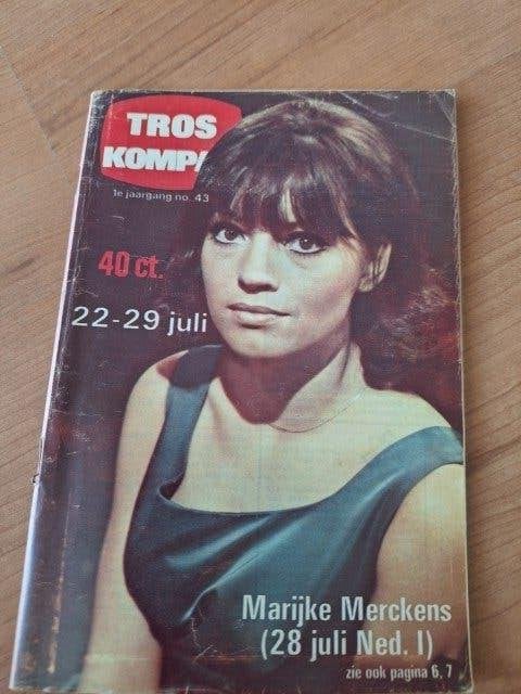 Tros Kompas "67 Marijke Merckens Conny Vandenbos Ko van Dijk, Ophalen of Verzenden, Gelezen, Muziek, Film of Tv