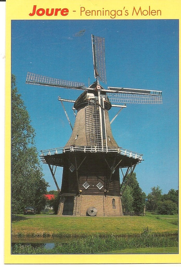 Ansichtkaart Joure - Penninga's Molen (Friesland), Verzamelen, Ansichtkaarten | Nederland, Ophalen of Verzenden, 1980 tot heden