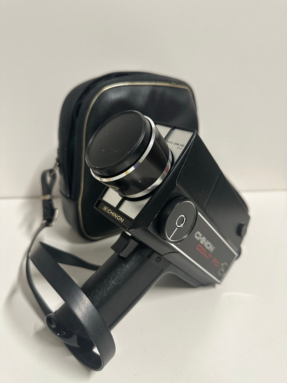 Vintage Chinon Colt 70 Super 8 Camera met tas, Ophalen, 8mm, Camera