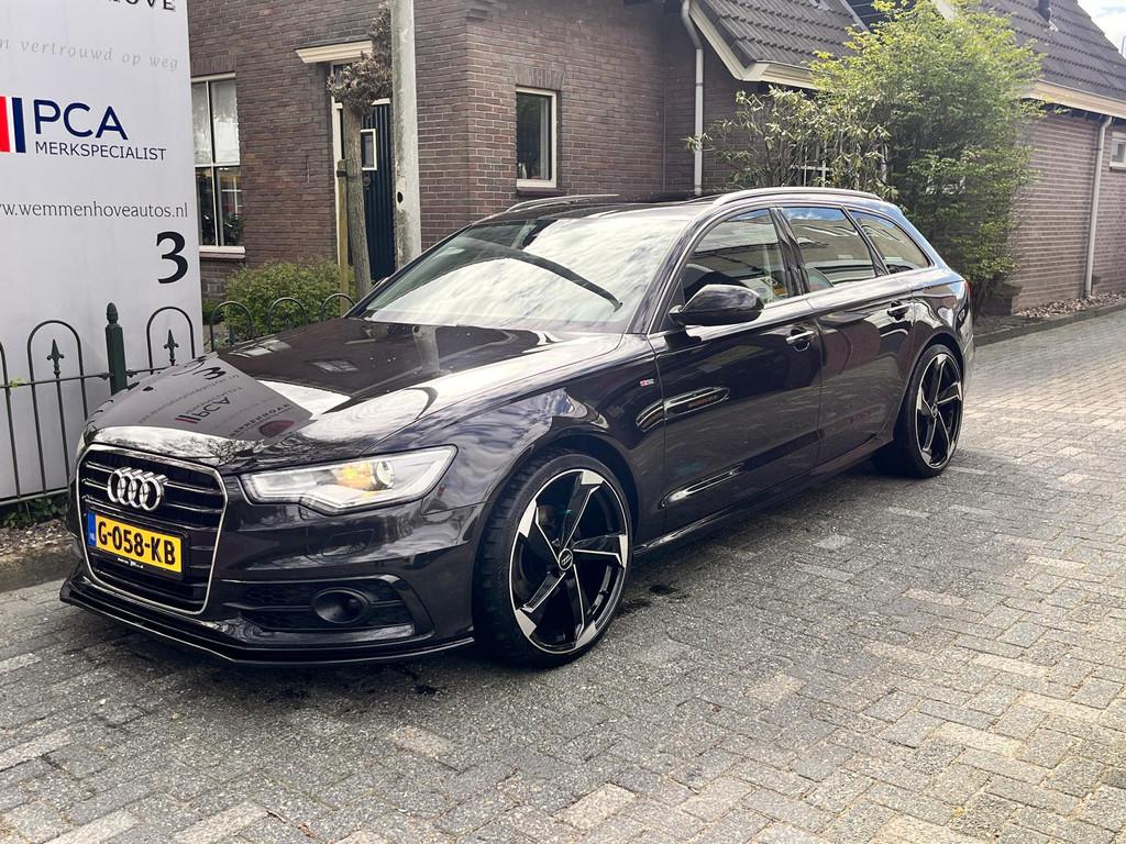 Audi A6 Avant 2.8 FSI Sport Edition (bj 2014, automaat), Auto's, Audi, Gebruikt, Zwart, 2773 cc, Zwart