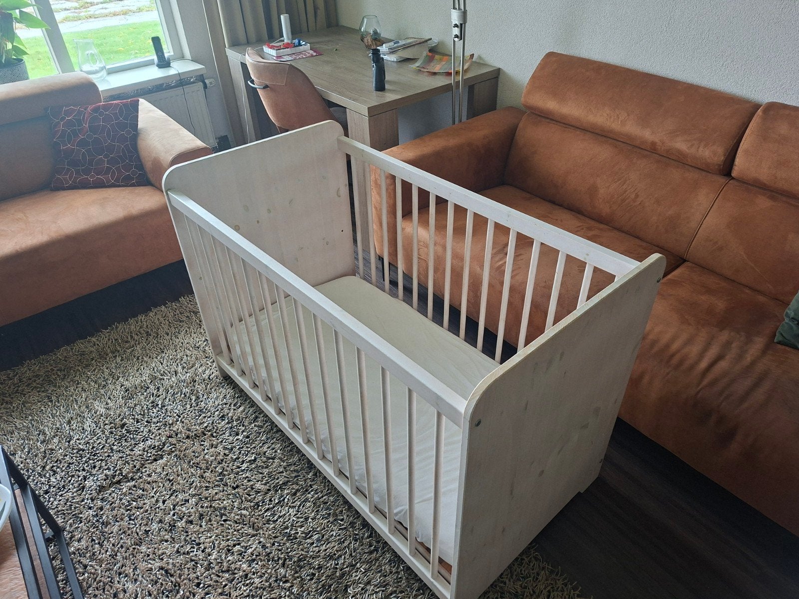 Babybedje 120x60 cm, Huis en Inrichting, Ophalen, Gebruikt, Eenpersoons, 120 cm
