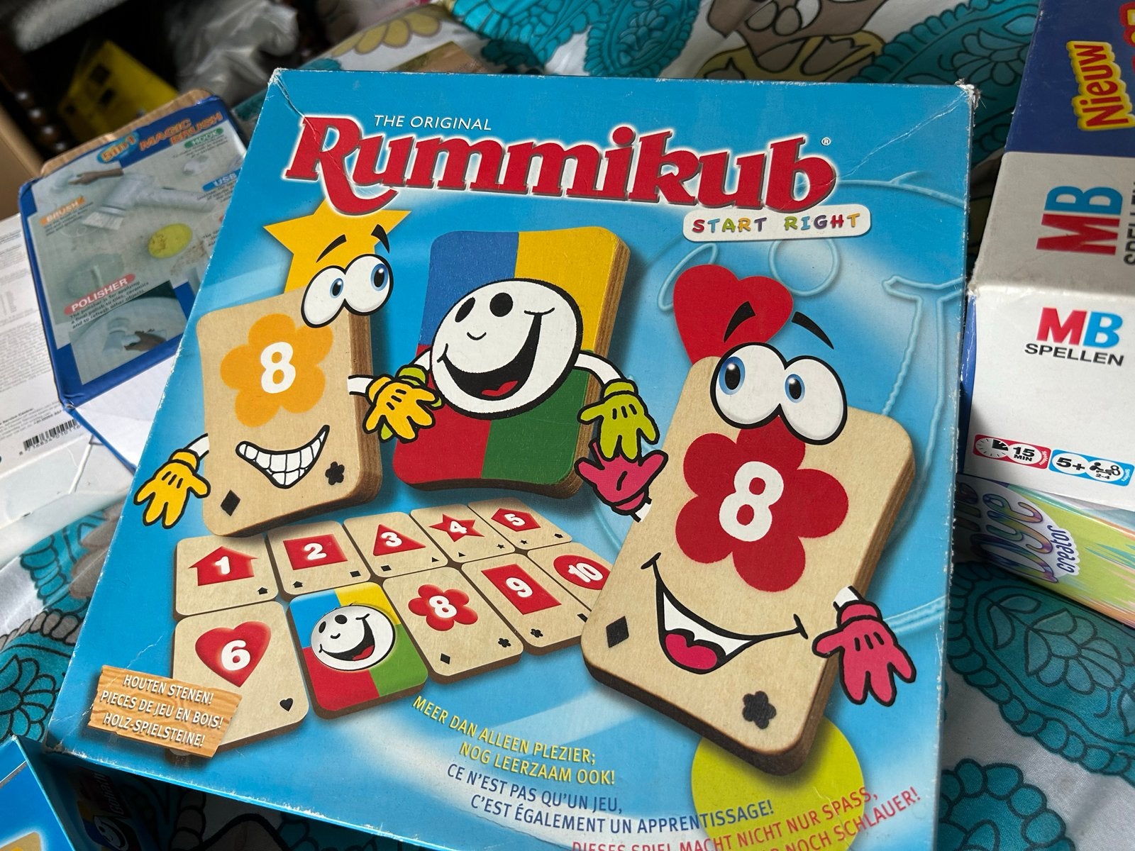Rummikub Start Right - Compleet in doos, Ophalen of Verzenden, Gebruikt