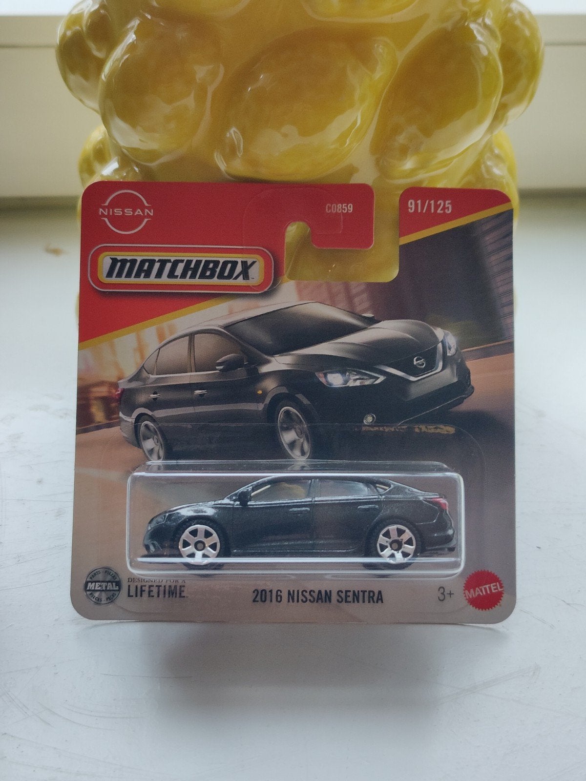 Matchbox Nissan Sentra ZWART, Ophalen of Verzenden, Auto