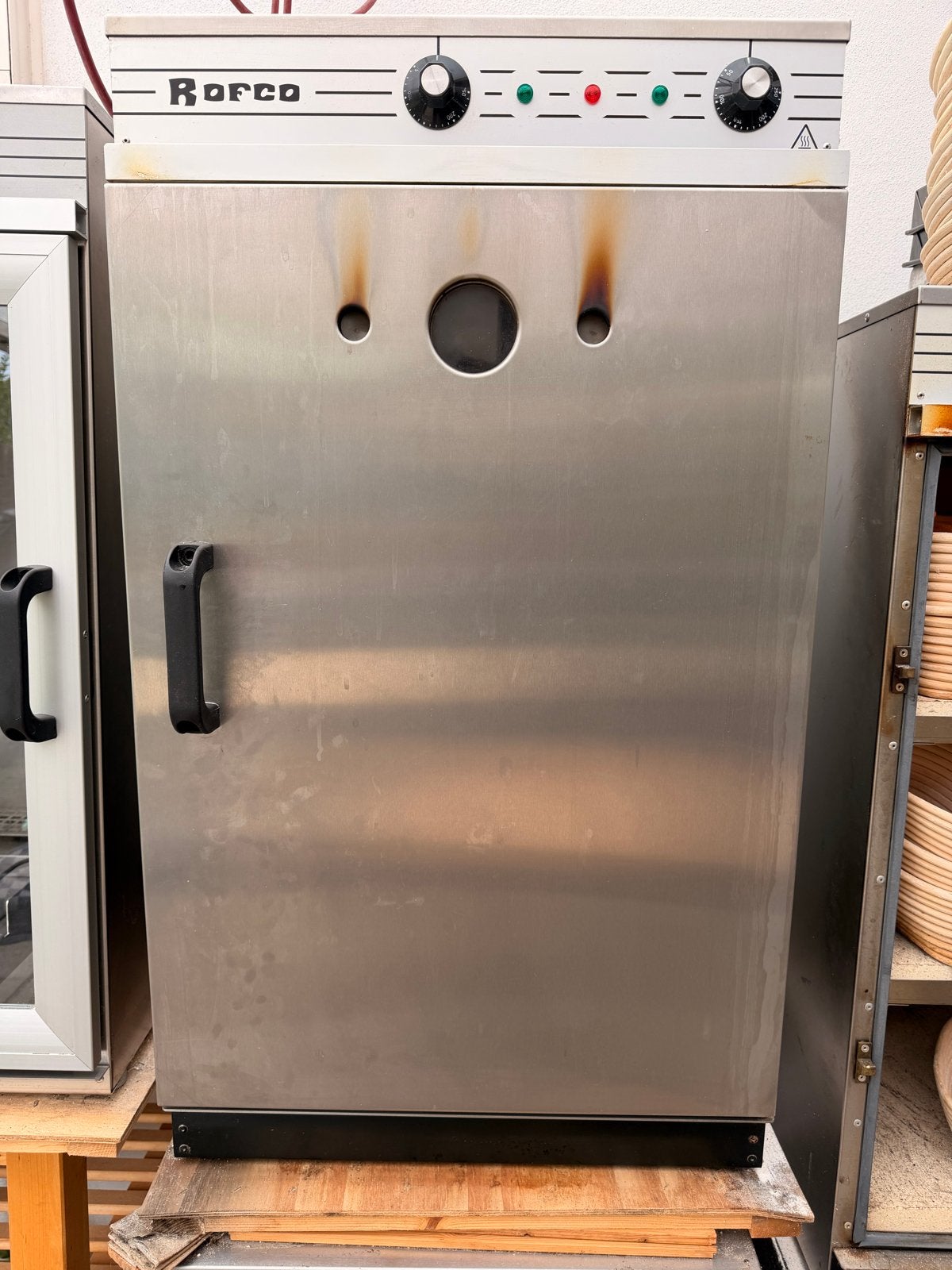 Rofco B40 steenoven, Ophalen, Pizzaoven, 60 cm of meer, Gebruikt