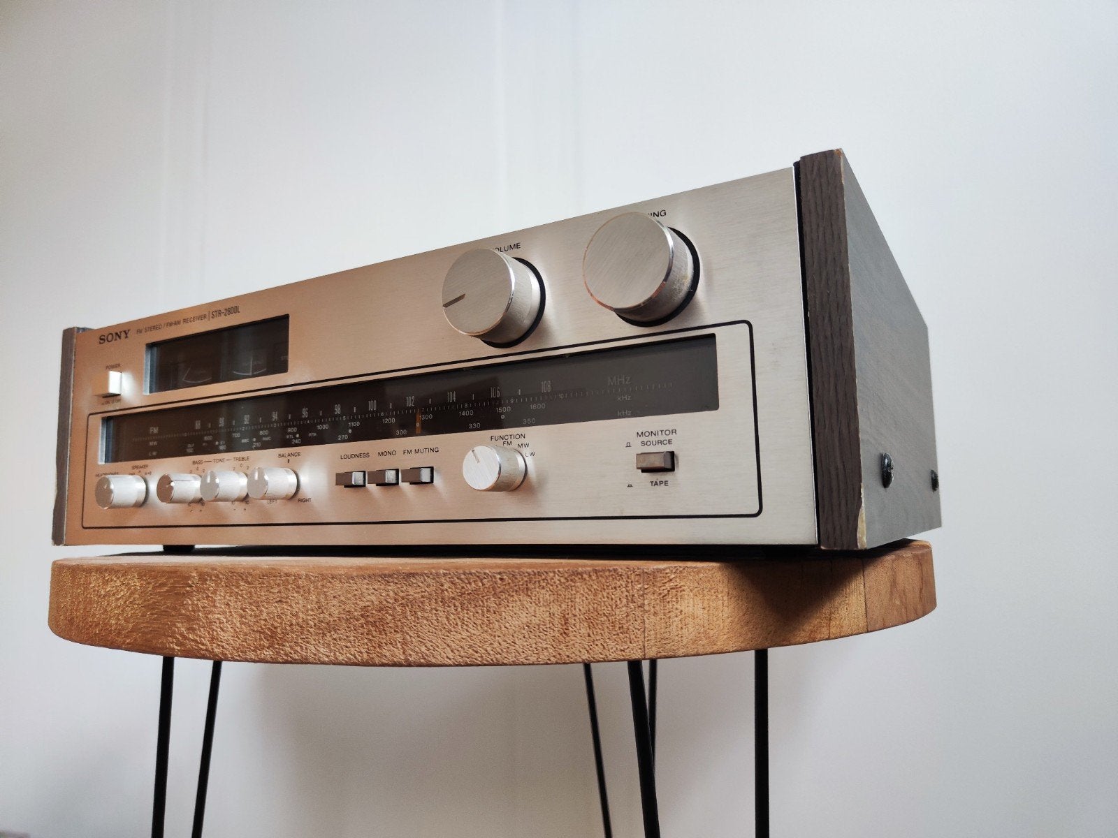 Vintage Stereo - Sony STR-2800L - FM/AM Platenspeler, Ophalen, Gebruikt, Sony, Minder dan 60 watt
