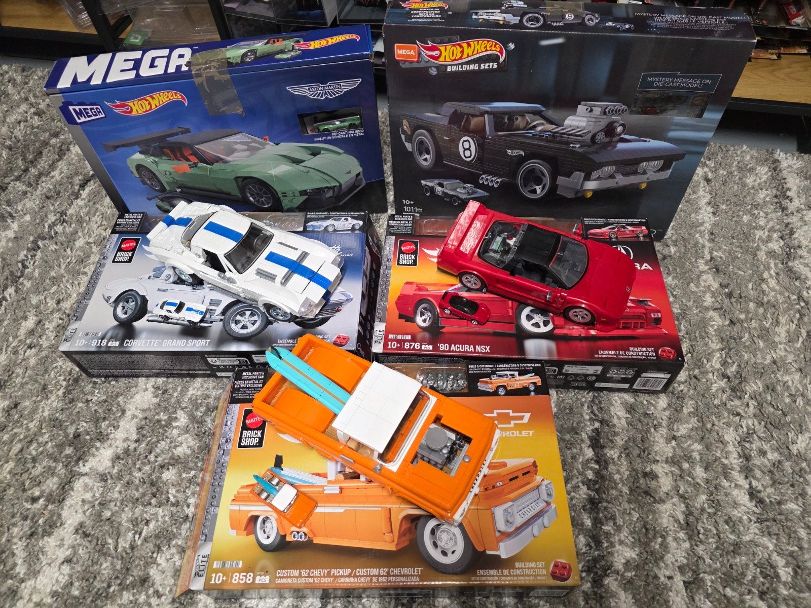 Hotwheels 1:18 bouwpakketten, Kinderen en Baby's, Speelgoed | Speelgoedvoertuigen, Ophalen of Verzenden, Zo goed als nieuw