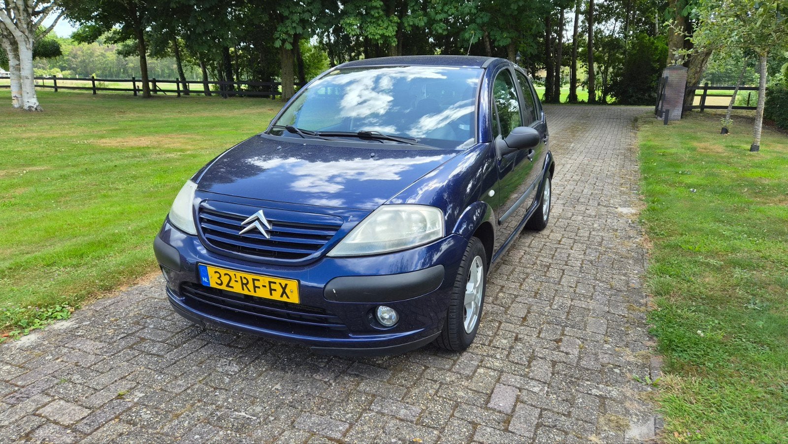 Citroën C3 1.1 I 2005 Blauw, Auto's, Voorwielaandrijving, 40 €/maand, 4 cilinders, Blauw