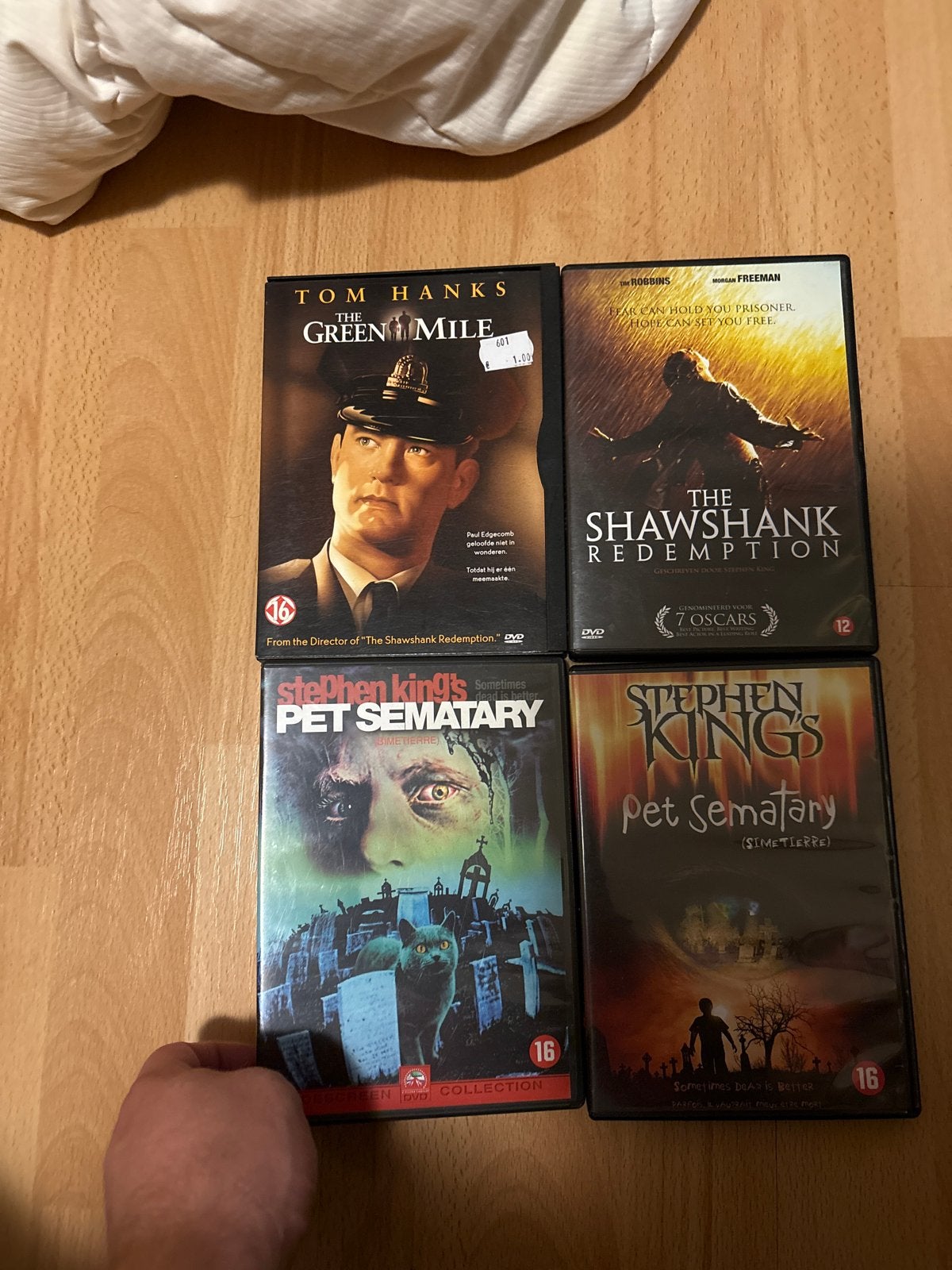 4x Stephen King Verfilmingen dvd, Horror, Vanaf 16 jaar, Nederlands, Ophalen of Verzenden