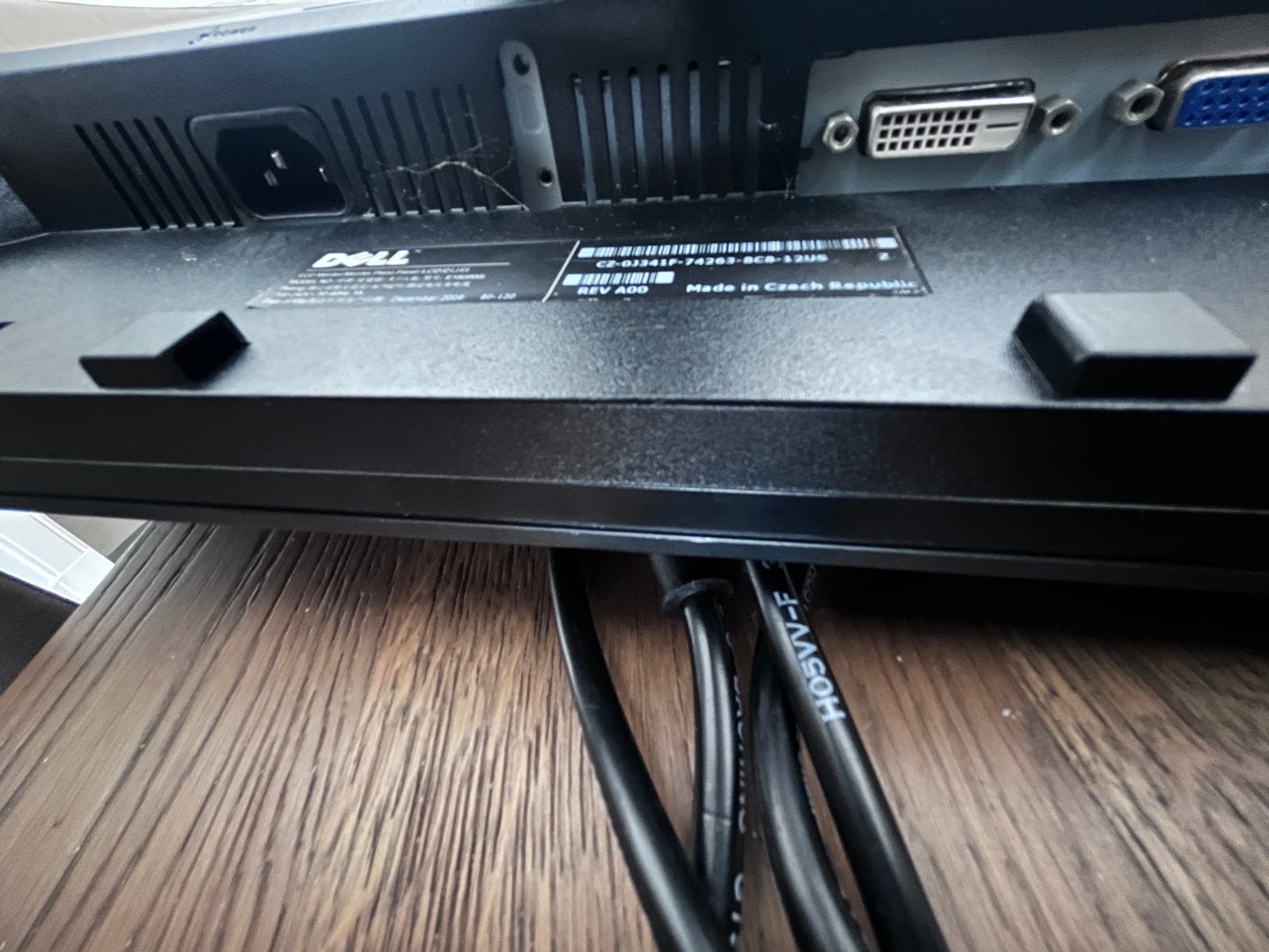 Dell E1910WD Monitor - 19 inch, Ophalen, Kantelbaar, DVI, 60 Hz of minder