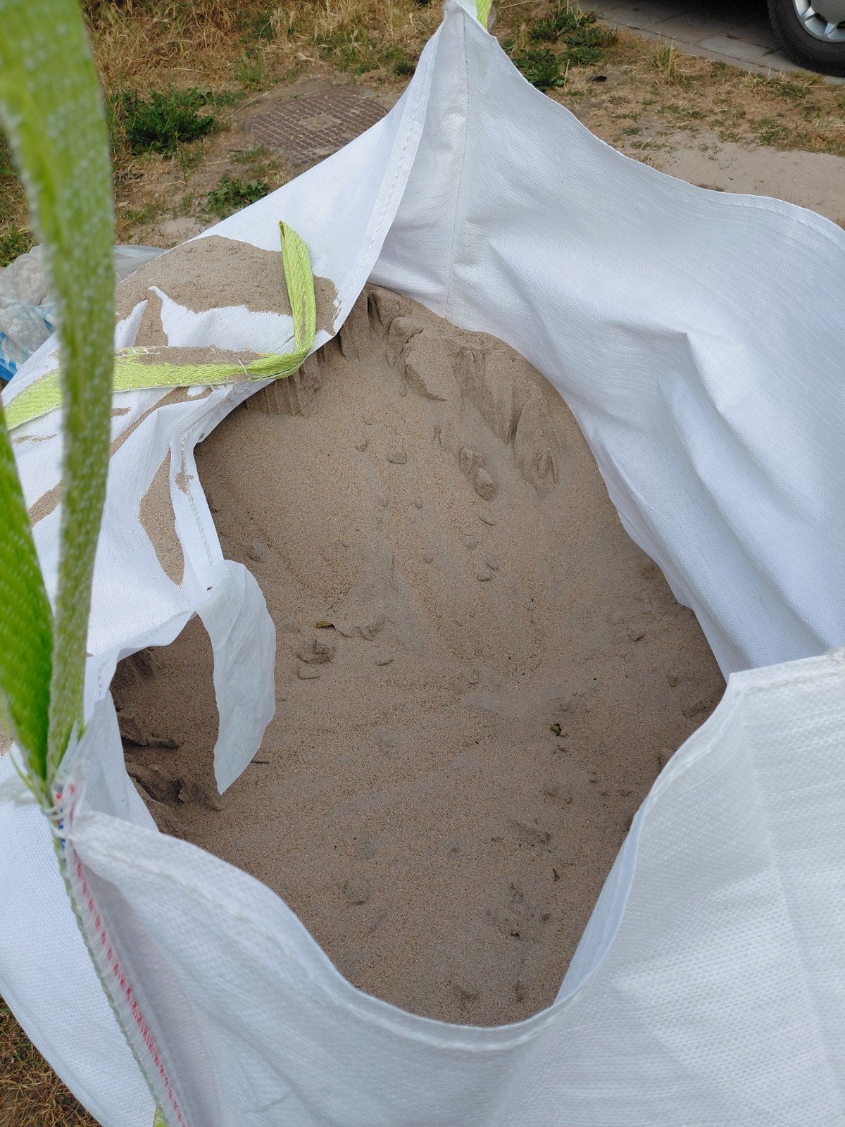 Halve kuub zand, Tuin en Terras, Zand, Ophalen, Ophoogzand