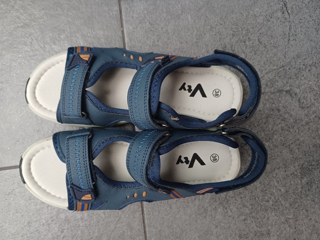 Sandalen Jongens maat 38 - nieuw - Merk Vty, Blauw, Nieuw, Ophalen, Sandalen