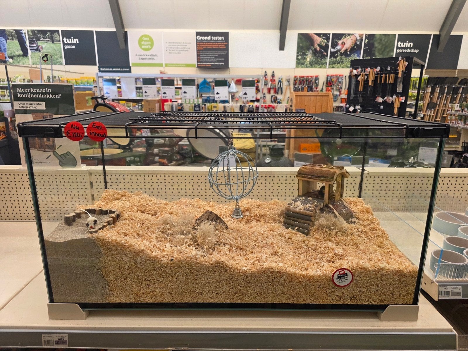 Knaagdierenkooi voor hamster/cavia's., Dieren en Toebehoren, Ophalen, Nieuw, Speelgoed