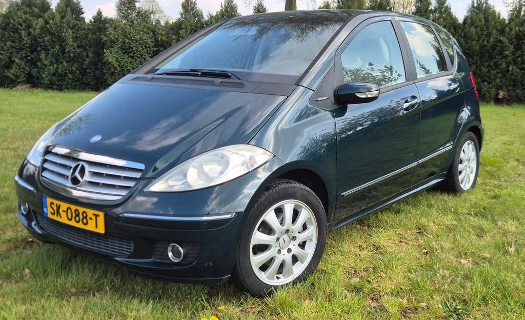 Mercedes-Benz A-Klasse 2.0 A200 5DRS AUT 2006 Groen, Beige, 4 cilinders, 400 kg, 14 km/l